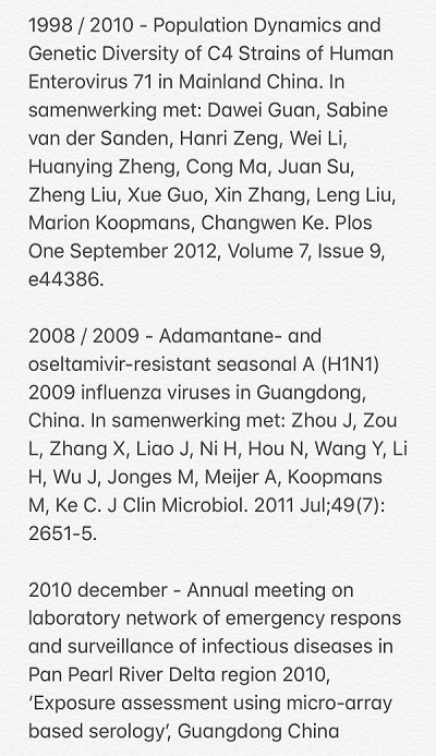 Marian Koopmans China Connection